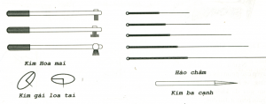 5 loại kim trong châm cứu