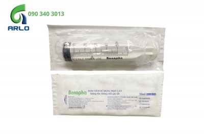 Bơm tiêm không kim 50ml Banapha dùng cho ăn
