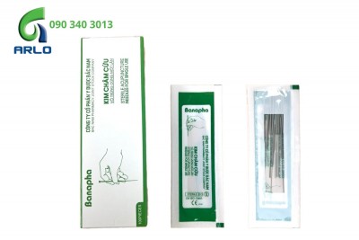 Kim đẩy chỉ Banapha vô trùng dùng một lần túi 10 cán thép thumb