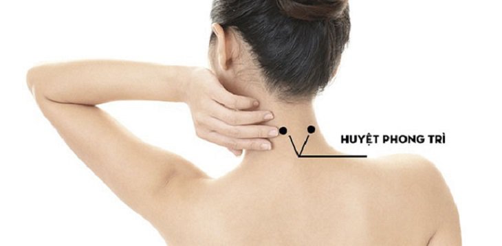 Phong trì là huyệt trị cảm mạo, viêm hô hấp trên